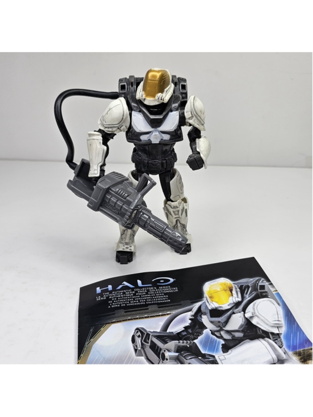 Mega Bloks HALO 2010 Magnetic Figure UNSC Flame Marine 29679 W/ Instructions